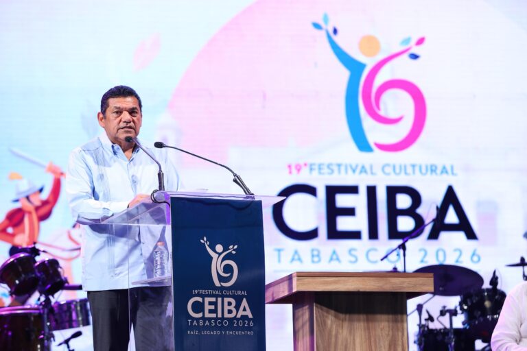 Inicia Festival Cultural Ceiba 2026… “Nada hace más rico a Tabasco que su pueblo y nada nos enorgullece más que su cultura vibrante y excepcional: Javier May”