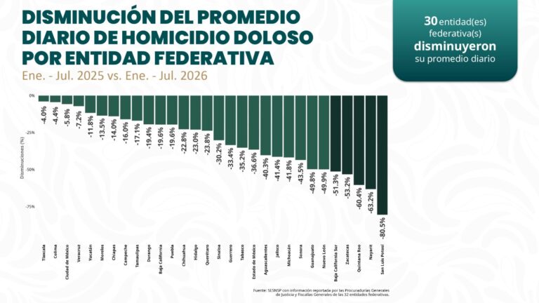 Democracia virtual / Gobierno de May reduce la violencia
