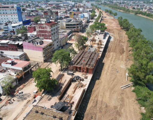 La Sedatu entrega obras por hasta mil 160 mdp a empresas foráneas para concluir malecón de Villahermosa