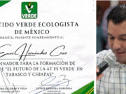 Miente Miguel Vélez al descalificar nombramientos de enviado del CEN del PVEM