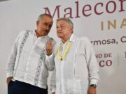 Abuchean a Carlos Merino en inauguración del Malecón de Villahermosa