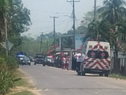 Balacera en Comalcalco deja dos policías heridos