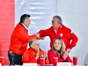 Alejandro Moreno toma protesta a Bernardino Antelo como nuevo presidente de la CONALPRI