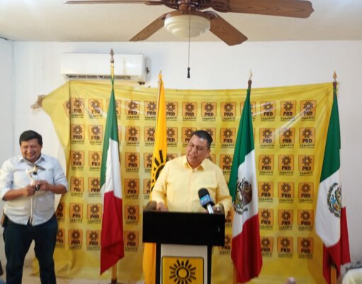 Rechaza PRD Tabasco la solicitud de endeudamiento que el gobierno hizo al Congreso local