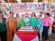 Celebra Yolanda Osuna con locatarios 45 aniversario del “mercado de Atasta”