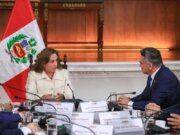 Se reúne Alejandro Moreno con la presidenta de Perú, Dina Boluarte