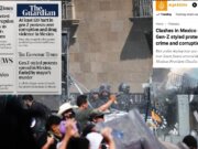Medios internacionales destacan violencia en marcha de la Generación Z
